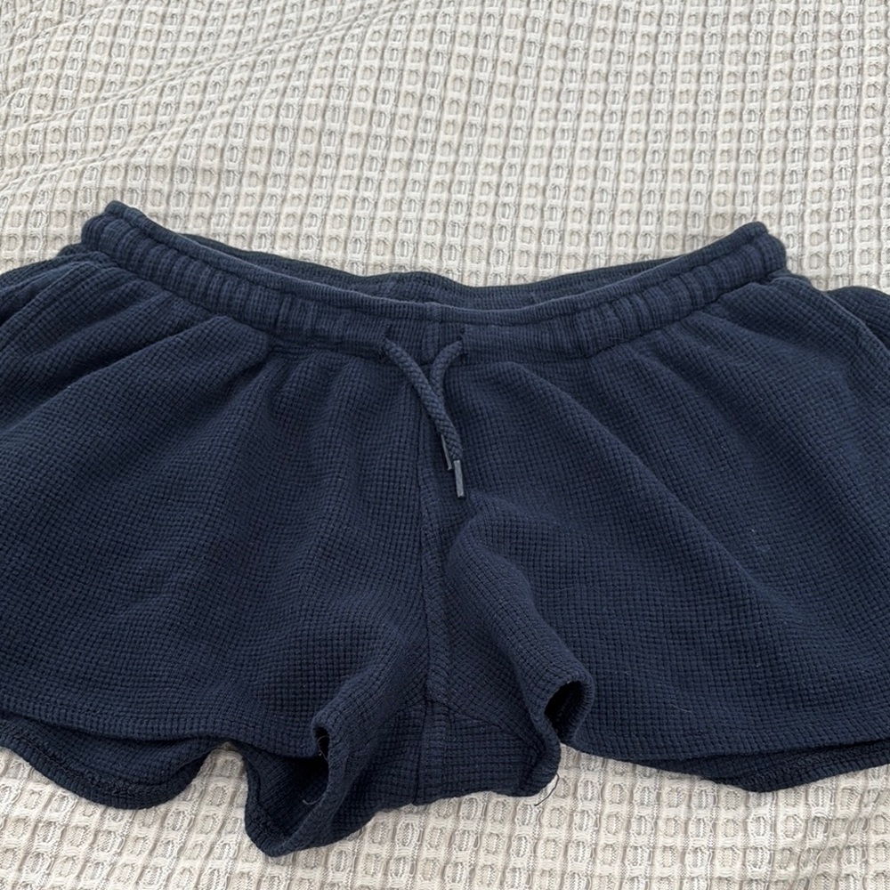 Brandy Melville Blue Athletic Shorts with Elastic Waistband